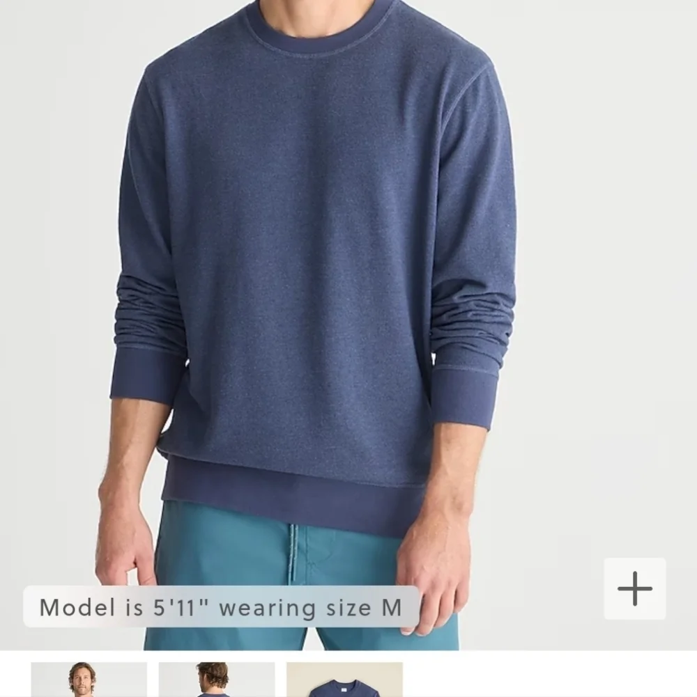 J Crew Long-sleeve textured sweater-tee BW407 Sz XL NWT